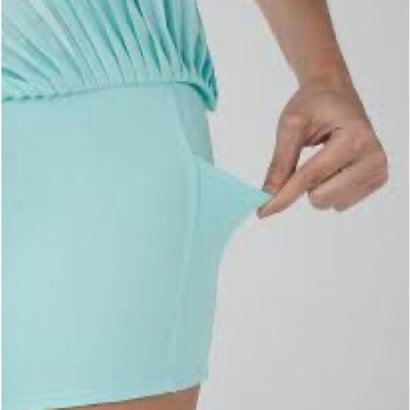 NWOT Lululemon Pleat To Street Skirt 11 Tranquil Blue / Ace Spot Womens 2 - Picture 8 of 12